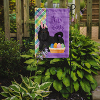 Black Shih Tzu Easter Flag Garden Size