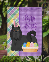 Black Shih Tzu Easter Flag Garden Size