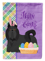 Black Shih Tzu Easter Flag Garden Size