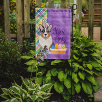 Blue Merle Cardigan Corgi Easter Flag Garden Size