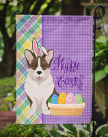 Brindle Cardigan Corgi Easter Flag Garden Size