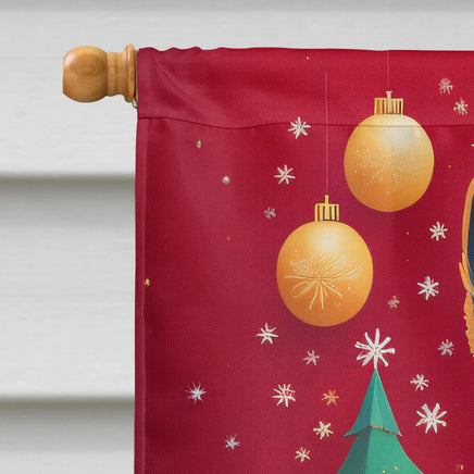 Norwegian Buhund Holiday Christmas House Flag