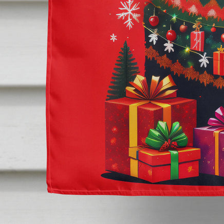 Lancashire Heeler Holiday Christmas House Flag