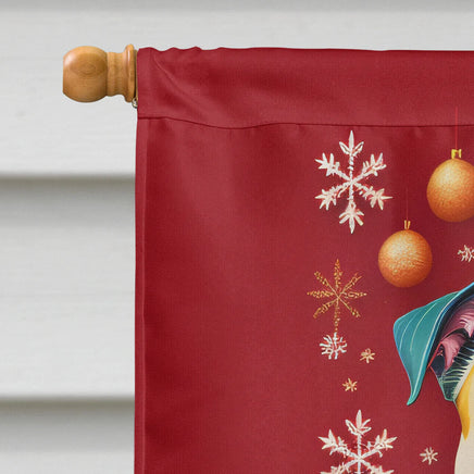 American Bulldog Holiday Christmas House Flag