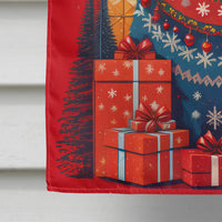 Siberian Husky Holiday Christmas House Flag