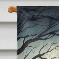 Dachshund Spooky Halloween House Flag