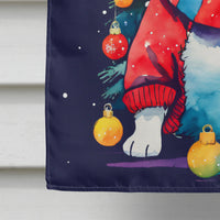 Corgi Christmas House Flag