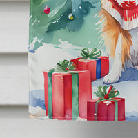 Sheltie Christmas House Flag