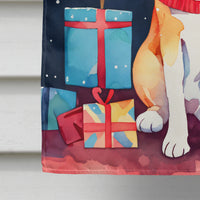 Beagle Christmas House Flag