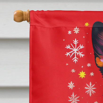 Lancashire Heeler Holiday Christmas House Flag