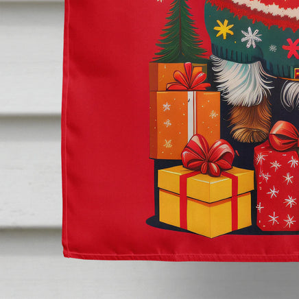 Biewer Terrier Holiday Christmas House Flag