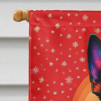 Australian Kelpie Holiday Christmas House Flag