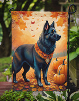 Belgian Sheepdog Fall Garden Flag