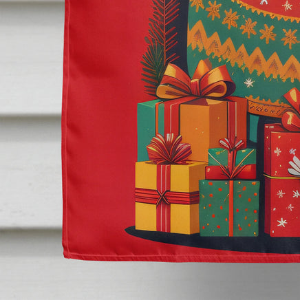 Shiba Inu Holiday Christmas House Flag