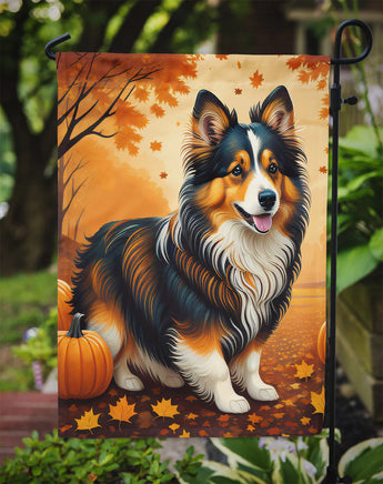 Sheltie Fall Garden Flag