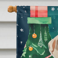 Weimaraner Christmas House Flag