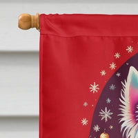 Westie Holiday Christmas House Flag