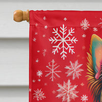 Norwich Terrier Holiday Christmas House Flag