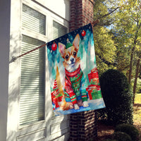 Chihuahua Christmas House Flag