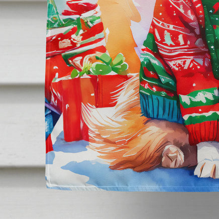 Chihuahua Christmas House Flag