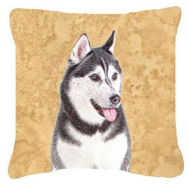 Alaskan Malamute   Canvas Fabric Decorative Pillow KJ1224PW1414