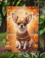 Chihuahua Fall Garden Flag