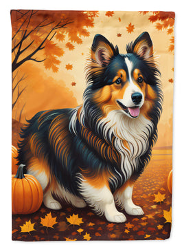 Sheltie Fall Garden Flag