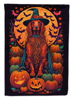 Irish Setter Witchy Halloween House Flag