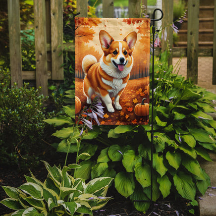 Corgi Fall Garden Flag