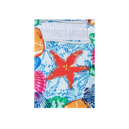 Darice Welcome Starfish 30042207 Darice Garden Flag 12" x 18" '30042207 Flags