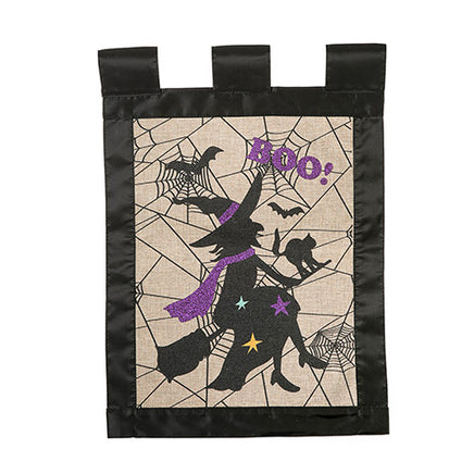 Darice Halloween Boo 30058568 Darice Burlap Garden Flag 12" x 18" '30058568 Flags