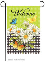 Custom Decor Daisies & Butterflies 4262 Decorative Flag 4262FM Flags
