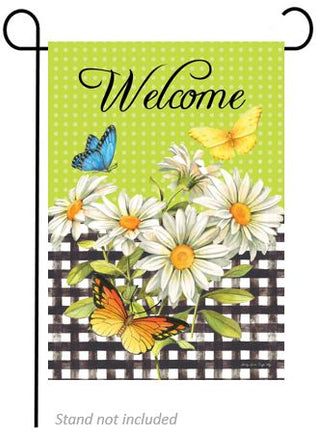 Custom Decor Daisies & Butterflies 4262 Decorative Flag 4262FM Flags