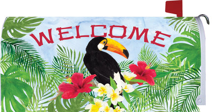 Custom Decor Tropical Toucan 4292MM Decorative Standard Mailbox Makeover 4292MM Mailbox