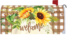 Custom Decor Sunflower Pumpkin 4388MM Decorative Standard Mailbox Makeover 4388MM Mailbox