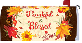 Custom Decor Thankful & Blessed 4391MM Decorative Standard Mailbox Makeover 4391MM Mailbox