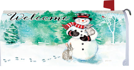 Custom Decor Snowman Bunnies 4423MM Decorative Standard Mailbox Makeover 4423MM Mailbox