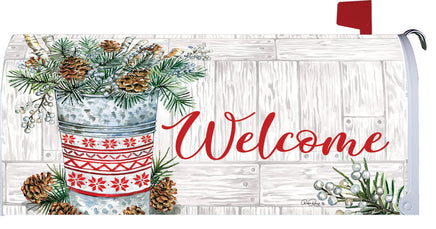 Custom Decor Winter Woodland 4522MM Decorative Standard Mailbox Makeover 4522MM Mailbox