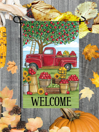 Fall garden flag from if it's flags