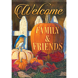 Carson Pumpkin Bluebird 48646 Carson House Flag 28" x 40" '48646 Flags