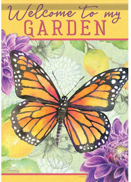 Carson Garden Butterfly 49157  Carson Garden Flag 12.5" x 18" '49157 Flags