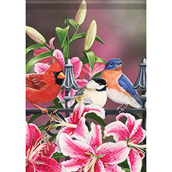 Carson Songbirds in Stargazers 51209 Carson House Flag 28" x 40" '51209 Flags