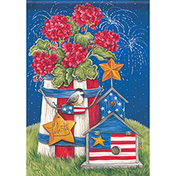 Carson Patriotic Garden 51260 Carson House Flag 28" x 40" '51260 Flags