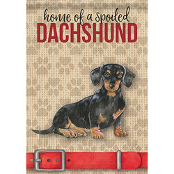 Carson Spoiled Dachshund 49682 Carson Garden Flag 12.5" x 18" '49682 Flags