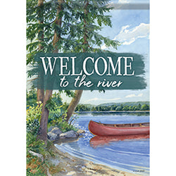 Carson Welcome to the River 51188 Carson House Flag 28" x 40" '51188 Flags