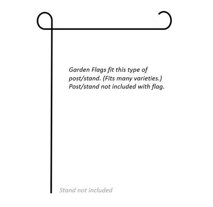 Garden flag post from if it's flags