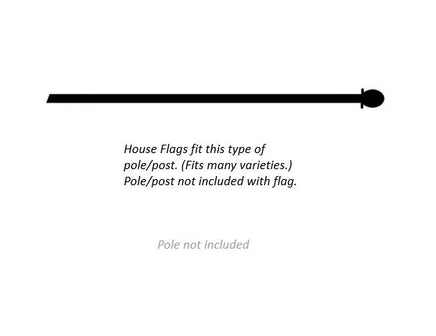 house flag pole from if it's flags