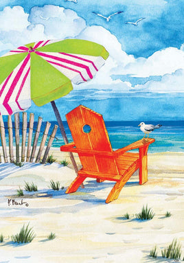 Custom Decor Beach Chair 2665 Decorative Flag 2665FL Flags