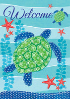 Custom Decor Sea Turtle Welcome 3127 Decorative Flag 3127FL Flags