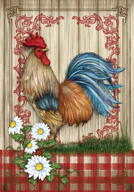 Custom Decor Country Home Rooster 3145 Decorative Flag 3145FM Flags